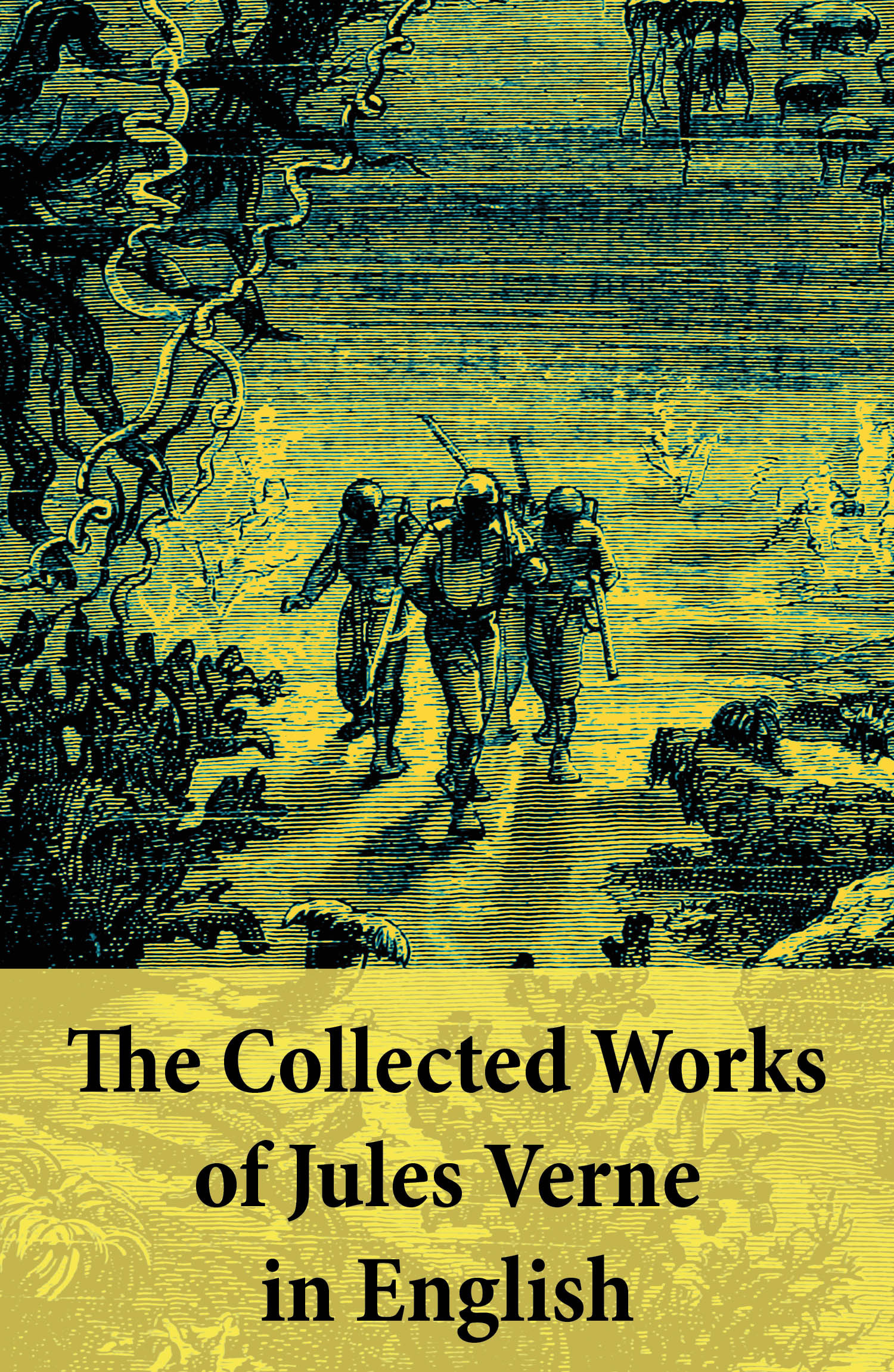 Couverture ebook de The Collected Works of Jules Verne in English, de Jules Verne