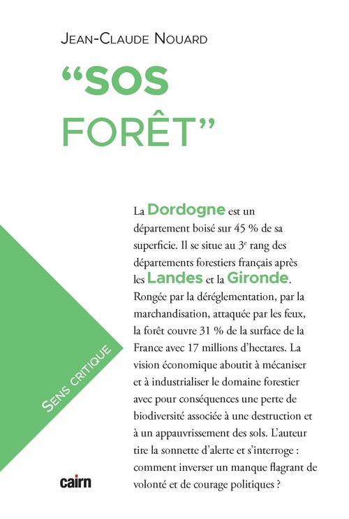 ebook cover of SOS forêt, by Jean-Claude Nouard