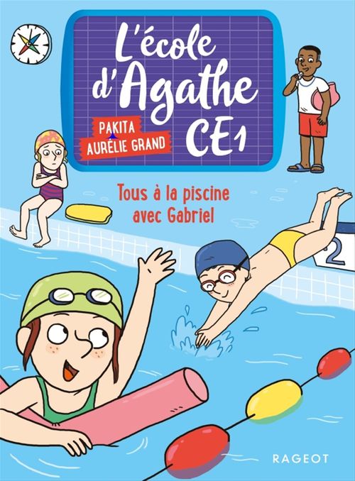 ebook cover of Tous à la piscine avec Gabriel, by Aurélie Grand, Pakita