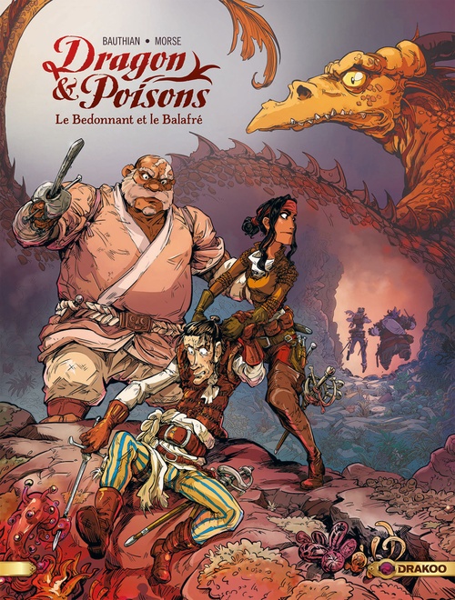 Couverture ebook de Dragon et poisons - Tome 2 - Le Bedonnant et le Balafré, de Isabelle Bauthian, Rebecca Morse
