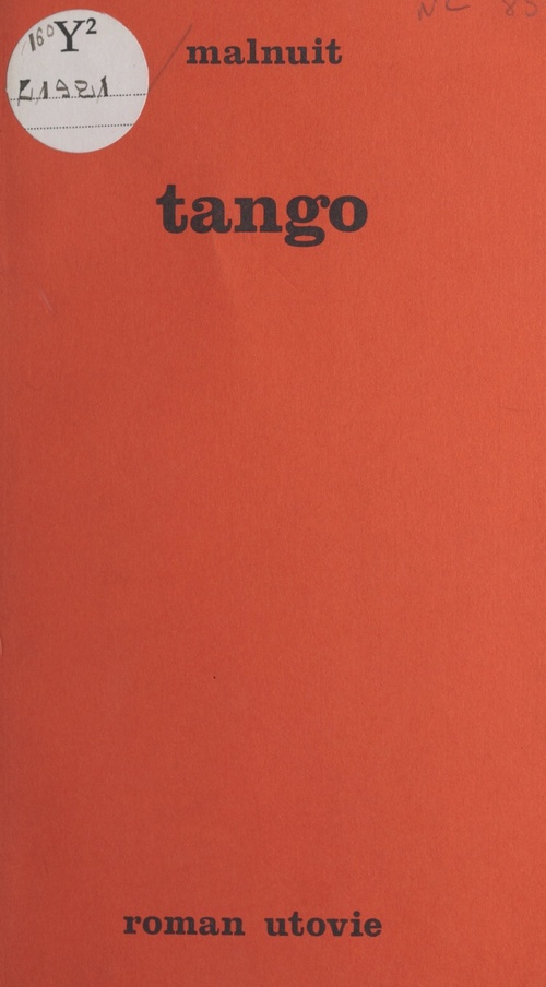 Couverture ebook de Tango, de Michel Malnuit