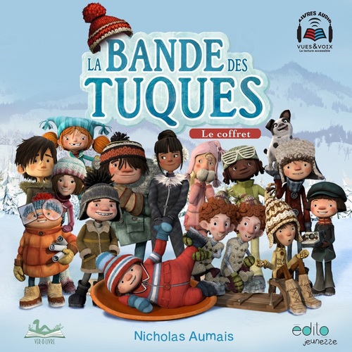 audiobook cover of La bande des Tuques, by Nicholas Aumais
