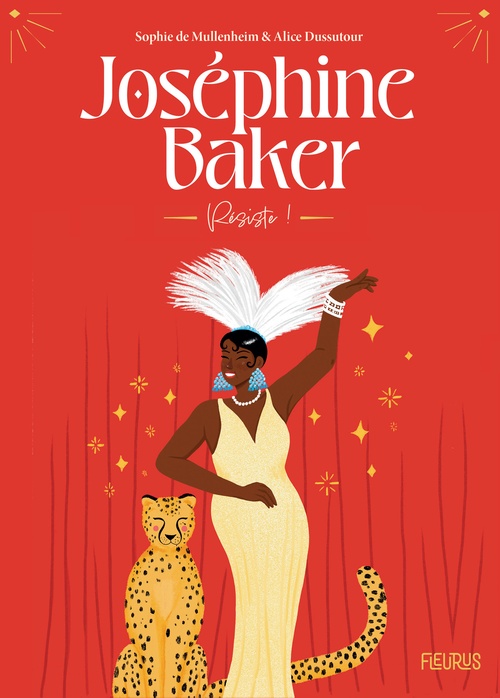Couverture ebook de Joséphine Baker, de Sophie de Mullenheim, Alice Dussutour