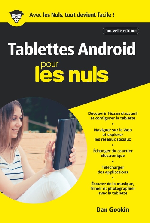 Couverture ebook de Tablettes Android Poche Pour les Nuls, NE, de Dan Gookin