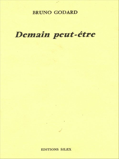 ebook cover of Demain peut-être, by Bruno Godard