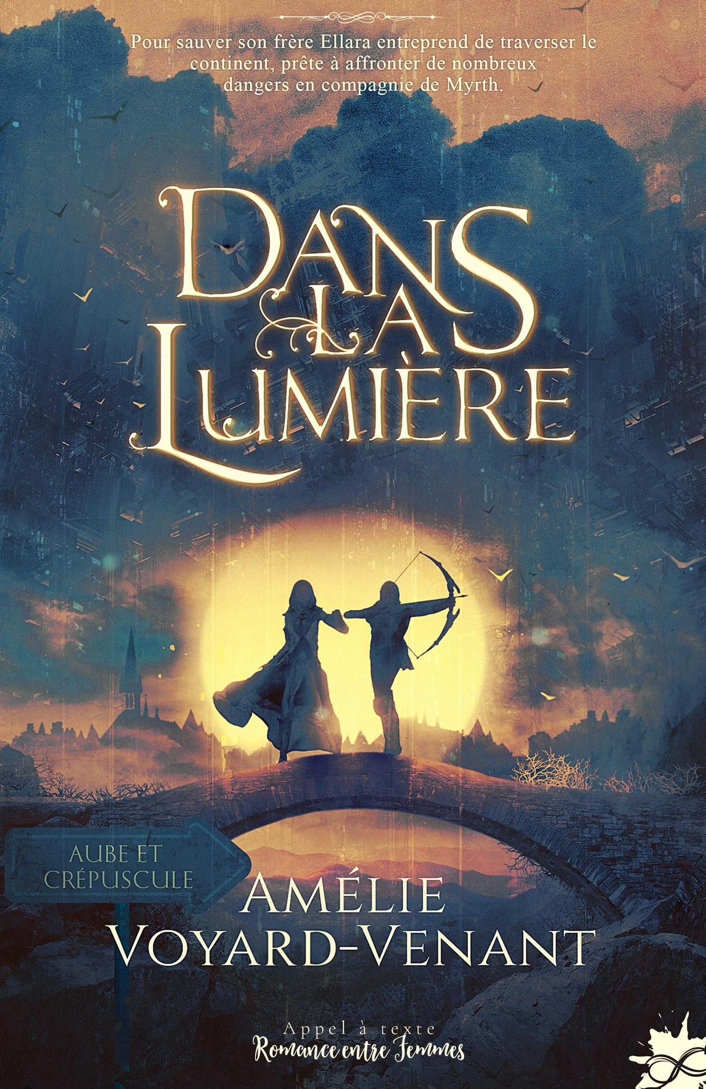 Couverture ebook de Dans la lumière, de Amélie Voyard-venant