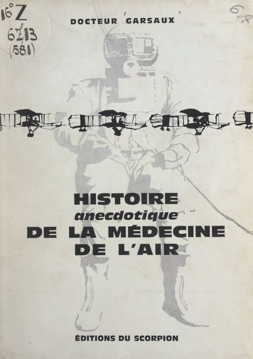 Couverture ebook de Histoire anecdotique de la médecine de l'air, de Paul Garsaux