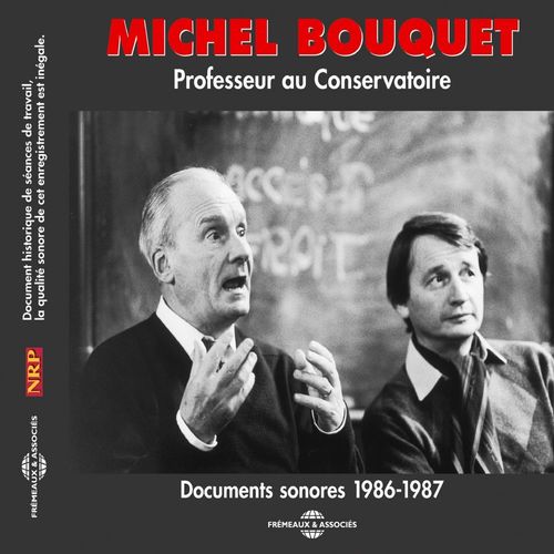 audiobook cover of Michel Bouquet. Professeur au conservatoire. Documents sonores 1986-1987, by Michel Bouquet