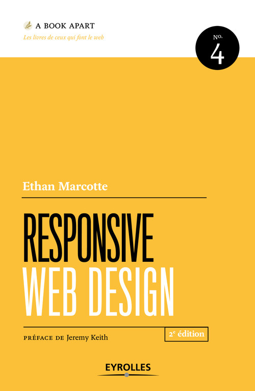 Couverture ebook de Responsive web design, de Ethan Marcotte
