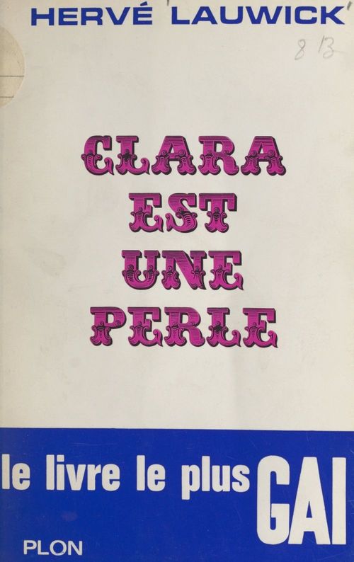 Couverture ebook de Clara est une perle, de Herve Lauwick