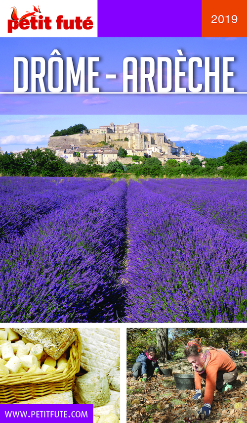 Couverture ebook de DRÔME - ARDÈCHE 2019 Petit Futé, de Collectif petit futé
