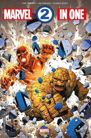 ebook cover of Marvel 2-in-one (2018) T01, by Chip Zdarsky, Jim Cheung, Valerio Schiti