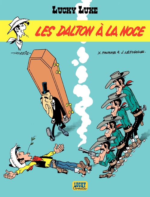 ebook cover of Lucky Luke - Tome 31 - Les Dalton à la noce, by Xavier Fauche, Jean Léturgie, Morris, Yann