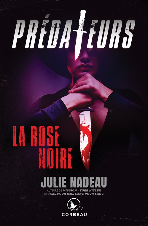 Couverture ebook de Prédateurs - La rose noire, de Julie Nadeau