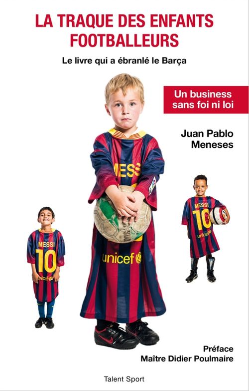 ebook cover of La traque des enfants footballeurs, by Juan Pablo Meneses