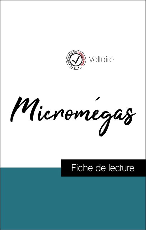 Couverture ebook de Analyse de l'oeuvre : Micromégas (résumé et fiche de lecture plébiscités par les enseignants sur fichedelecture.fr), de Voltaire
