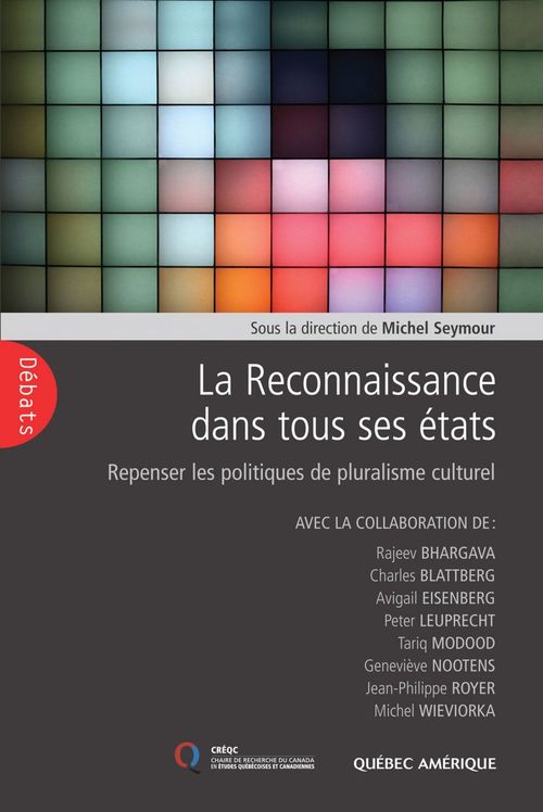 ebook cover of La Reconnaissance dans tous ses états, by Michel Seymour