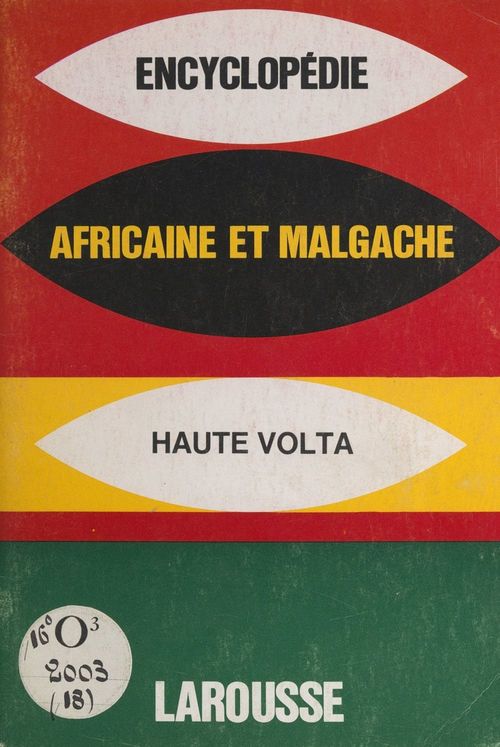ebook cover of Encyclopédie africaine et malgache : République de Haute-Volta, by Collectif
