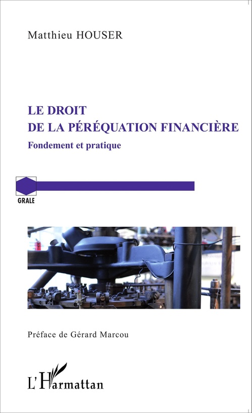 Couverture ebook de Le droit de la péréquation financière, de Matthieu Houser