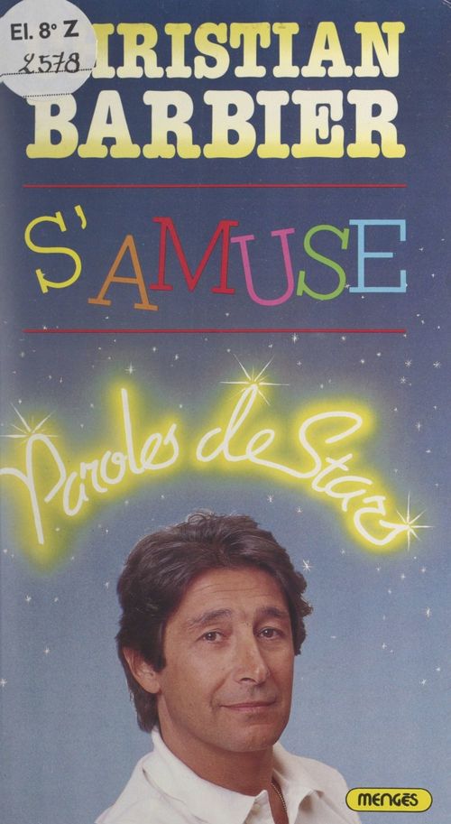 ebook cover of Paroles de stars, by Christian Barbier