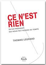 ebook cover of Ce n'est rien, by Thomas Legrand