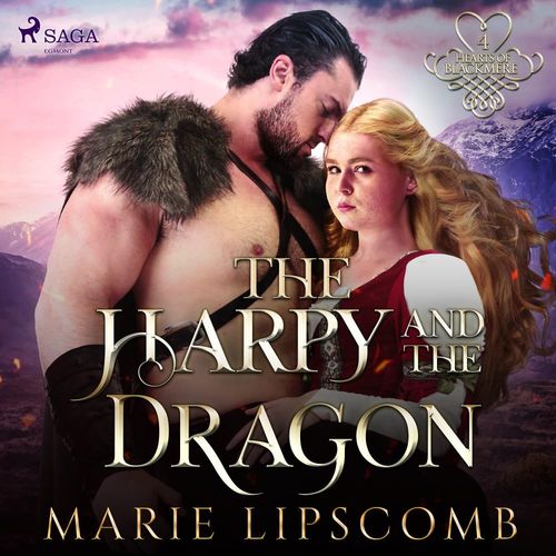 audiobook cover of The Harpy and the Dragon, by Marie Lipscomb