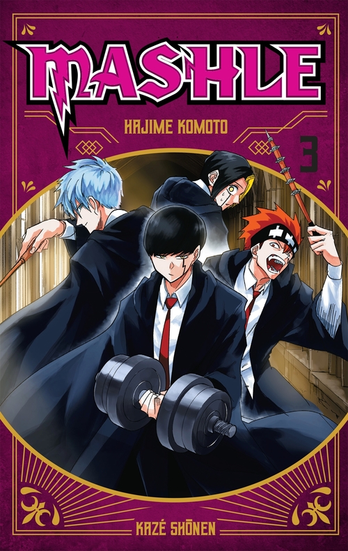 ebook cover of Mashle T03, by Hajime Komoto