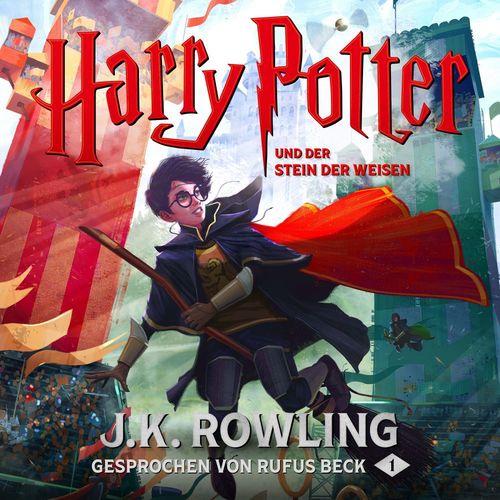 audiobook cover of Harry Potter und der Stein der Weisen, by J. K. Rowling