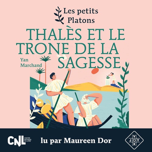 audiobook cover of Thalès et le trône de la sagesse, by Yan Marchand