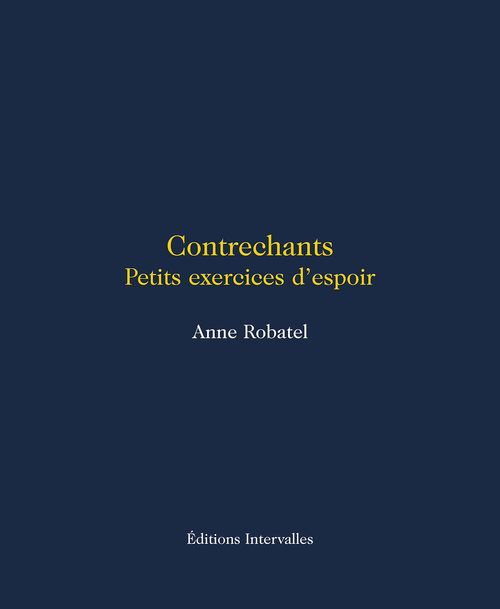 ebook cover of Contrechants, by Anne Robatel