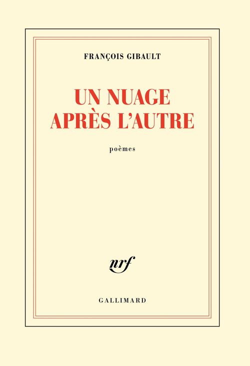 Couverture ebook de Un nuage après l'autre, de François Gibault