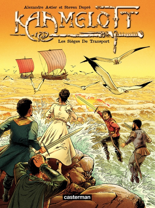 Couverture ebook de Kaamelott (Tome 2) - Les sièges de transport, de Alexandre Astier, Steven Dupré