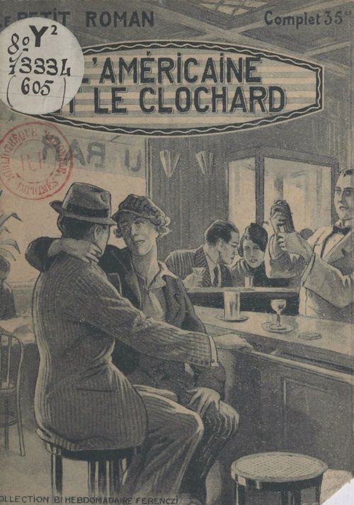 ebook cover of L'américaine et le clochard, by Saint-Yves