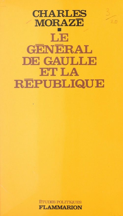Couverture ebook de Le général de Gaulle et la République, de Charles Morazé