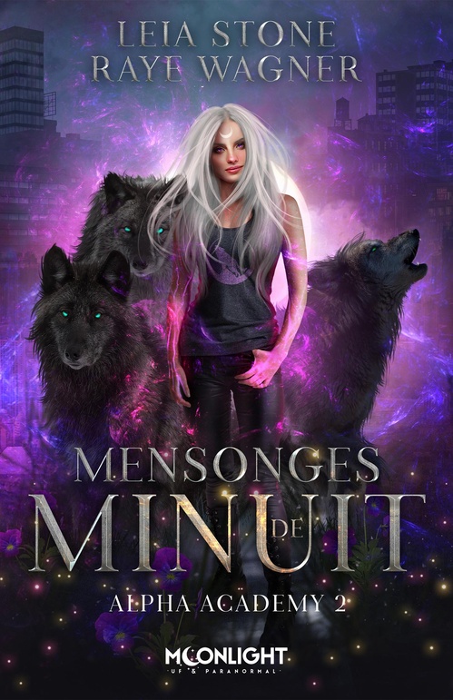 ebook cover of Mensonges de minuit, by Leia Stone, Raye Wagner