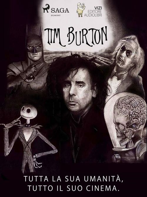 Couverture ebook de Tim Burton, de Elisa Costa