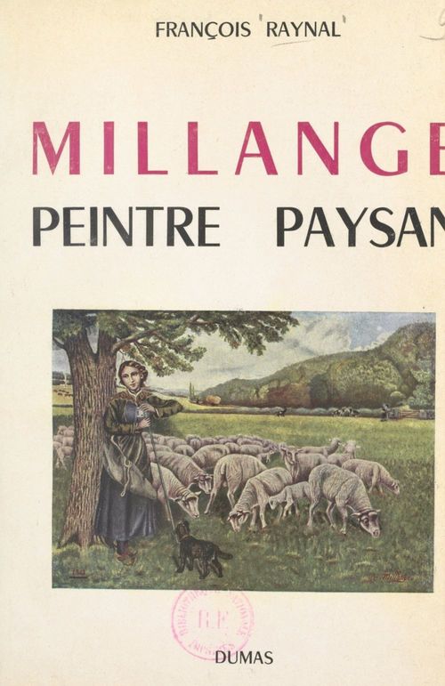 Couverture ebook de Millange, peintre paysan, de Francois Raynal