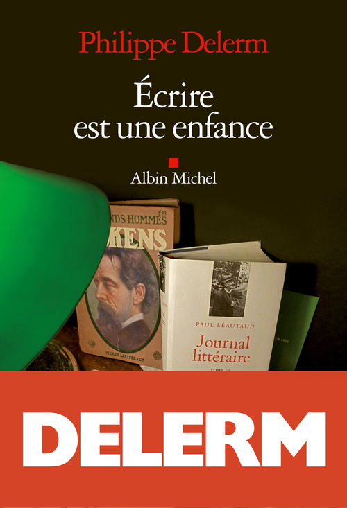 Couverture ebook de Ecrire est une enfance, de Philippe Delerm