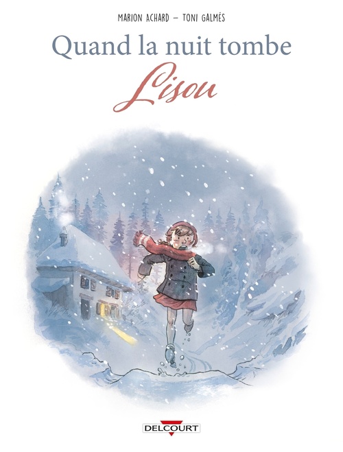 Couverture ebook de Quand la nuit tombe - Lisou, de Marion Achard