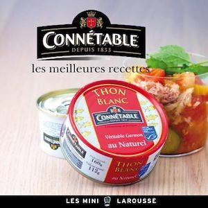 Couverture ebook de Les meilleures recettes au Thon connétable, de Jean-François Mallet