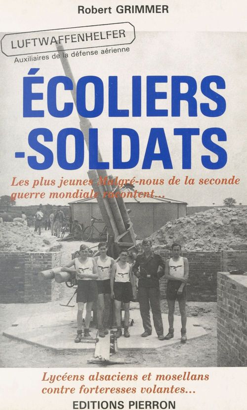 Couverture ebook de Écoliers-soldats, de Robert Grimmer