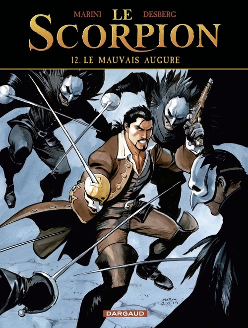 Couverture ebook de Le Scorpion - Tome 12 - Le Mauvais Augure, de Stephen Desberg, Enrico Marini