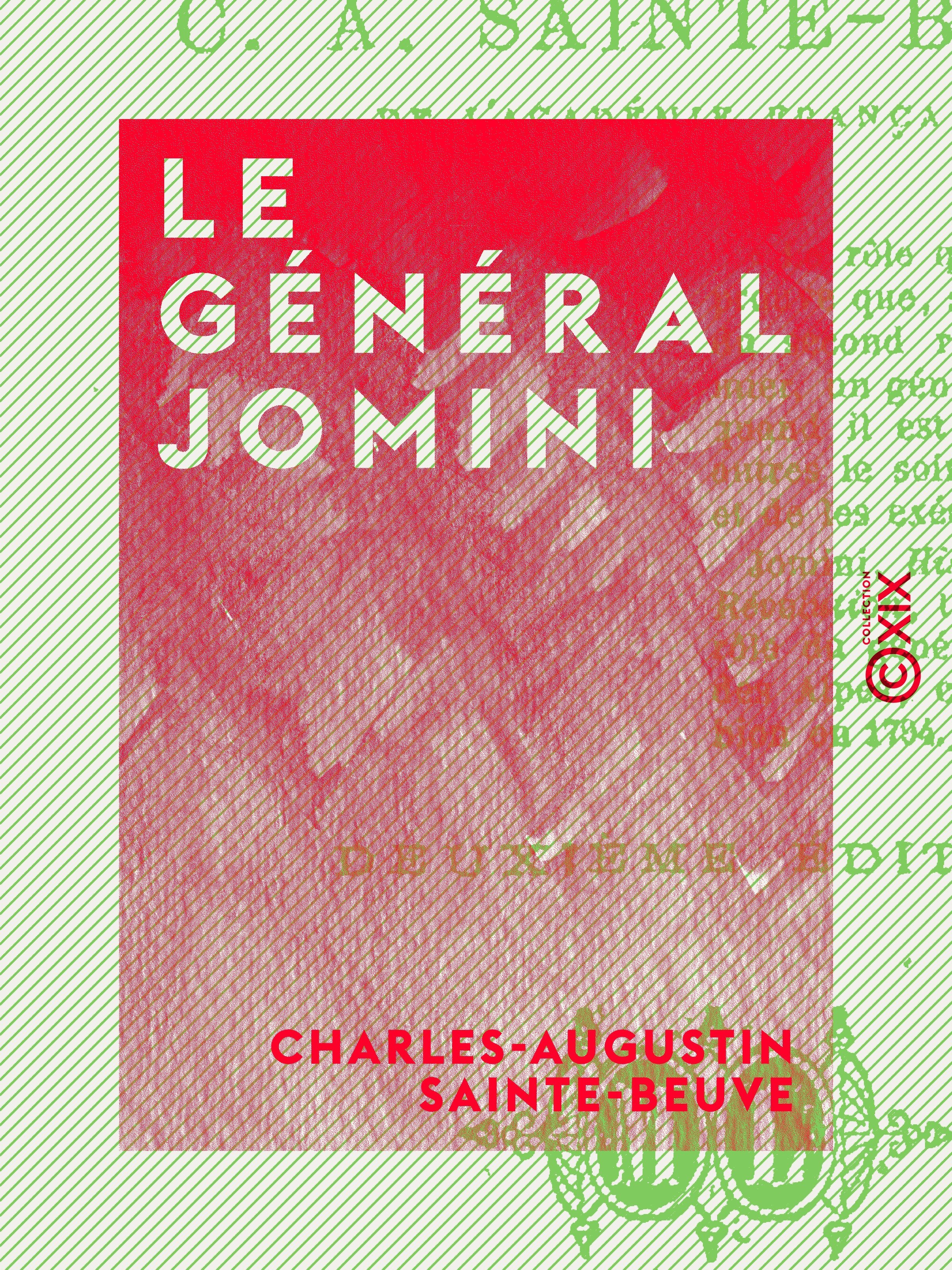 ebook cover of Le Général Jomini, by Charles-Augustin Sainte-Beuve