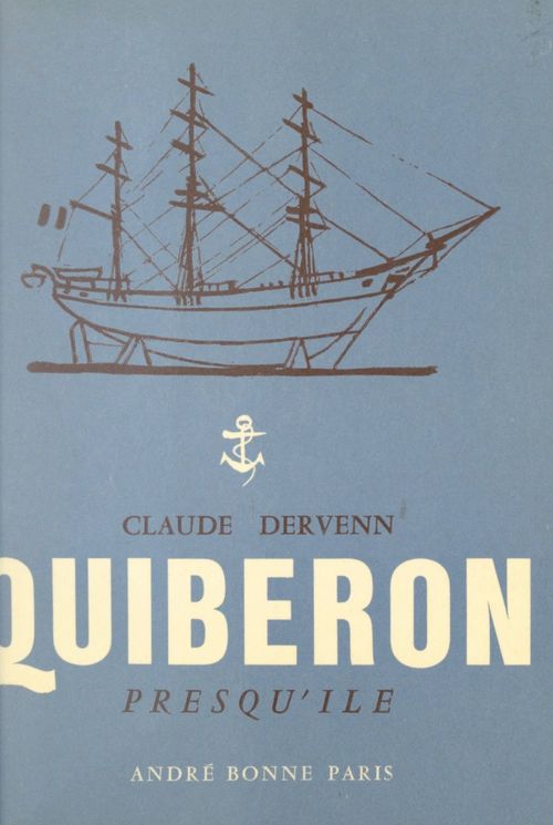 Couverture ebook de Quiberon, presqu'île, de Claude Dervenn