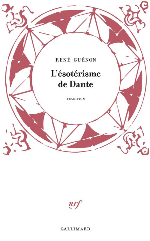 ebook cover of L'ésotérisme de Dante, by René Guénon