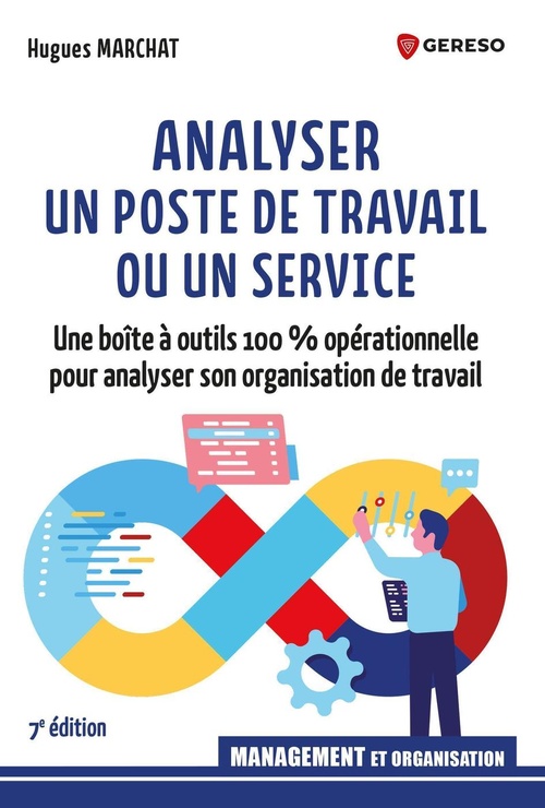 Couverture ebook de Analyser un poste de travail ou un service, de Hugues MARCHAT