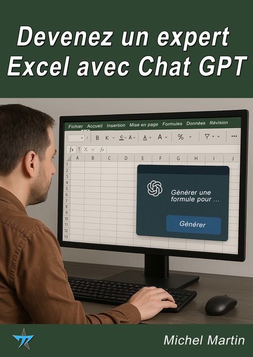 ebook cover of Devenez un expert Excel avec Chat GPT, by Michel Martin