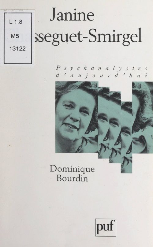 ebook cover of Janine Chasseguet-Smirgel, by Dominique Bourdin