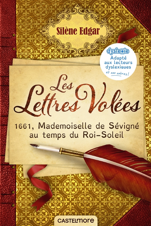 Couverture ebook de Les lettres volées (version dyslexique), de Silène Edgar