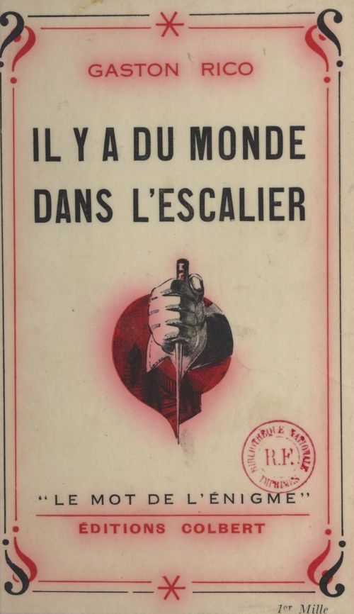 Couverture ebook de Il y a du monde dans l'escalier, de Gaston Rico